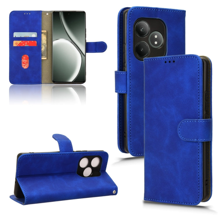 Custodia per telefono in pelle con vibrazione magnetica Skin Feel, For Realme 13+ 5G, For Realme 13 Pro, For Realme C63 / C61, For Realme GT Neo6 SE