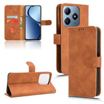 Custodia per telefono in pelle con vibrazione magnetica Skin Feel, For Realme 13+ 5G, For Realme 13 Pro, For Realme C63 / C61, For Realme GT Neo6 SE