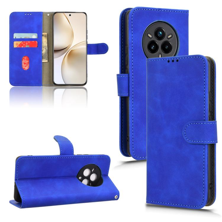 Custodia per telefono in pelle con vibrazione magnetica Skin Feel, For Realme P3 Pro 5G, For Realme 14 Pro 5G, For Realme C75 4G, For Realme GT 7 Pro