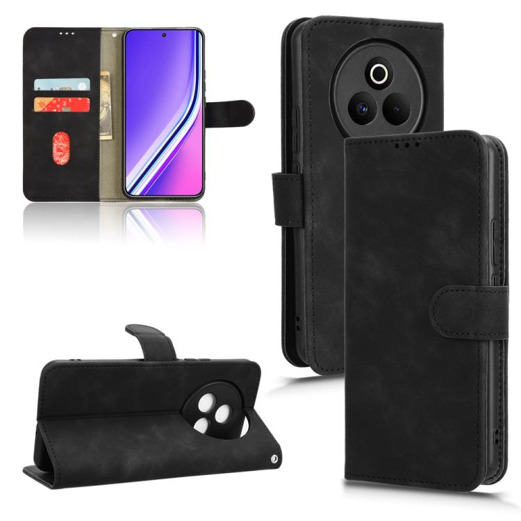 Custodia per telefono in pelle con vibrazione magnetica Skin Feel, For Realme P3 Pro 5G, For Realme 14 Pro 5G, For Realme C75 4G, For Realme GT 7 Pro