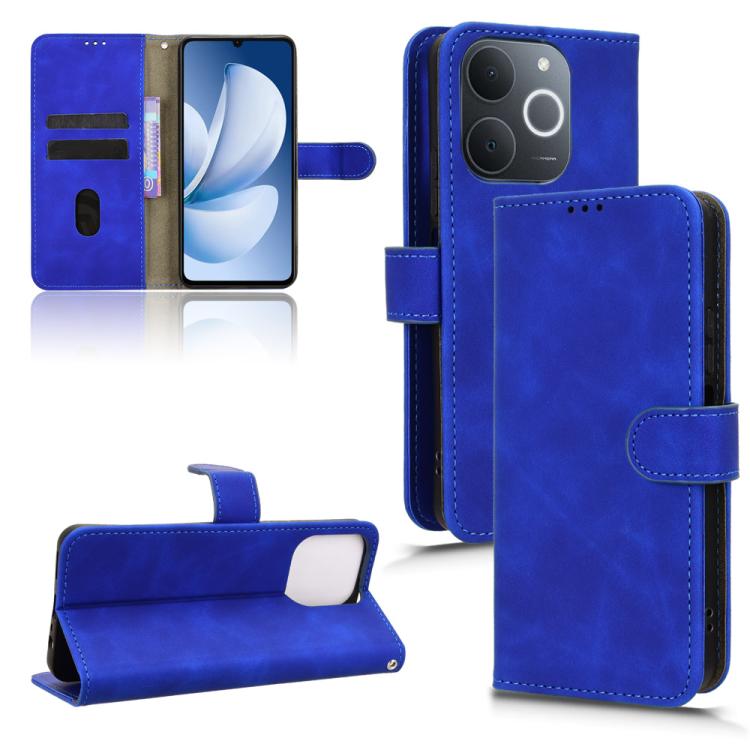 Custodia per telefono in pelle con vibrazione magnetica Skin Feel, For Realme 15 SEA, For Realme C71 4G, For Realme 14 5G, For Realme P3 5G