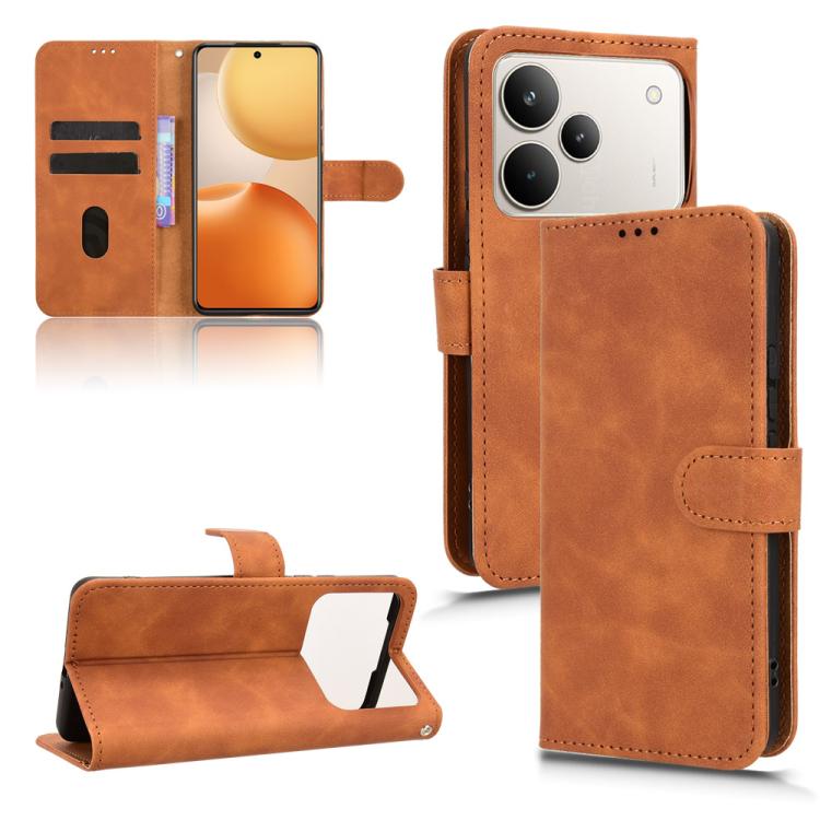 Custodia per telefono in pelle con vibrazione magnetica Skin Feel, For Realme P4 Pro 5G, For Realme P4 5G, For Realme 15T 5G, For Realme 15 5G Global