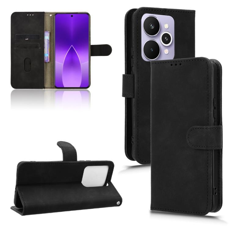 Custodia per telefono in pelle con vibrazione magnetica Skin Feel, For Realme 15 SEA, For Realme C71 4G, For Realme 14 5G, For Realme P3 5G