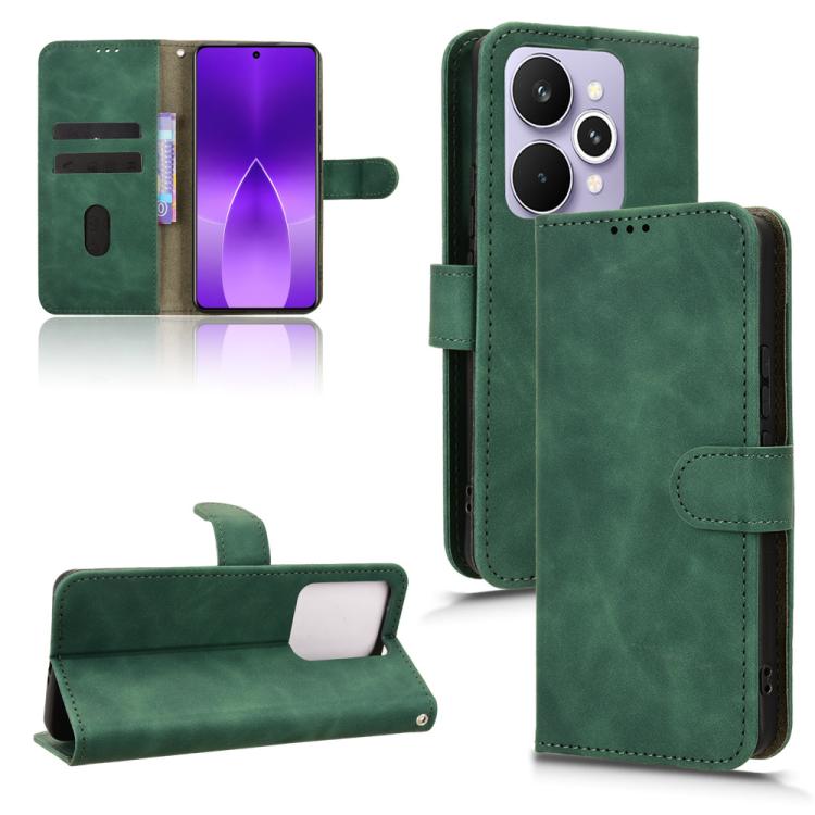 Custodia per telefono in pelle con vibrazione magnetica Skin Feel, For Realme 15 SEA, For Realme C71 4G, For Realme 14 5G, For Realme P3 5G