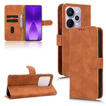 Custodia per telefono in pelle con vibrazione magnetica Skin Feel, For Realme 15 SEA, For Realme C71 4G, For Realme 14 5G, For Realme P3 5G