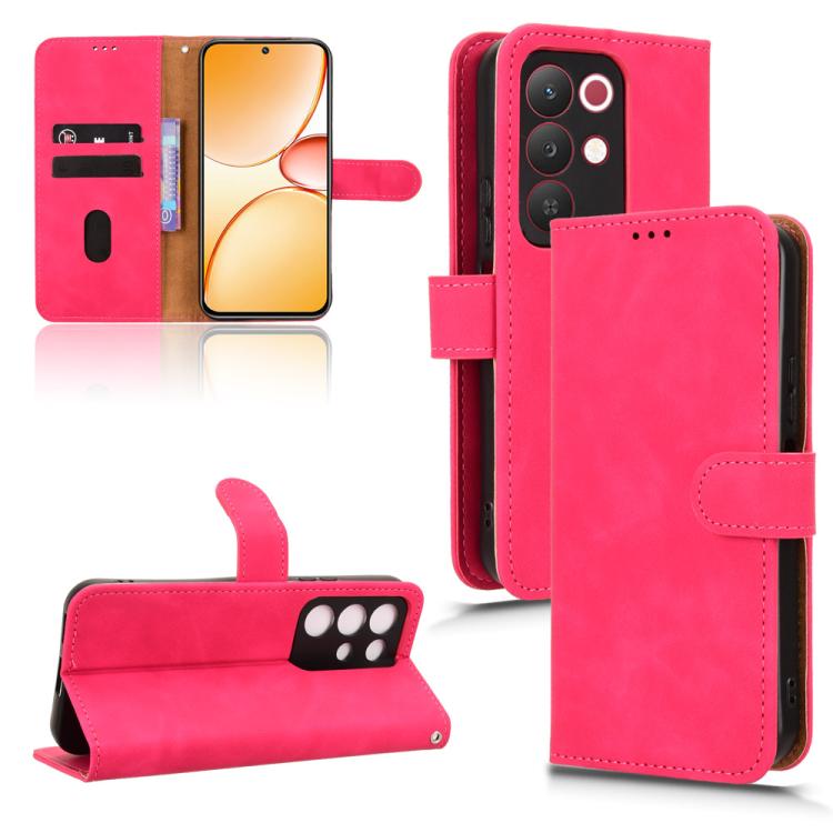 Custodia per telefono in pelle con vibrazione magnetica Skin Feel, For Realme 16 Pro+ 5G Global, For Realme 16 Pro 5G Global, For Realme 15x 5G India, For Realme C85 Pro 4G