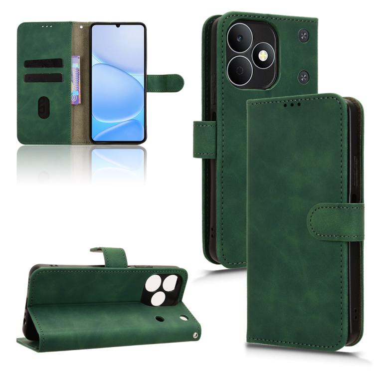 Custodia per telefono in pelle con vibrazione magnetica Skin Feel, For Realme 16T 5G Global, For Realme C100 4G, For Realme Note 80 4G, For Realme C83 5G