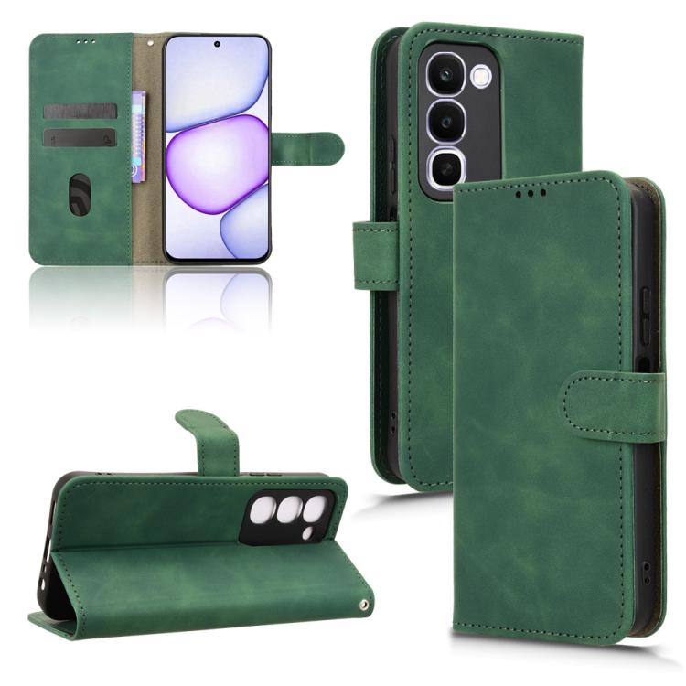 Custodia per telefono in pelle con vibrazione magnetica Skin Feel, For Realme 16T 5G Global, For Realme C100 4G, For Realme Note 80 4G, For Realme C83 5G