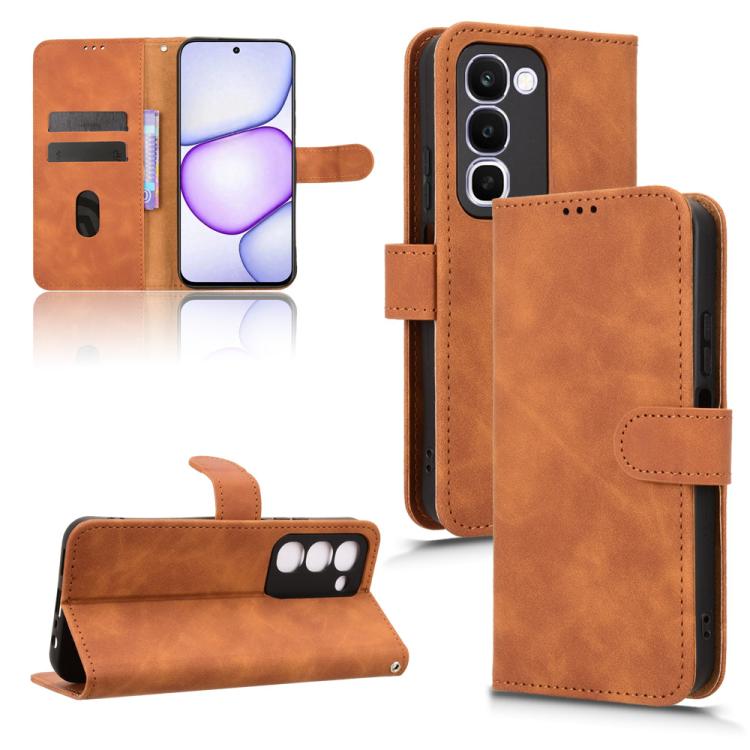 Custodia per telefono in pelle con vibrazione magnetica Skin Feel, For Realme 16T 5G Global, For Realme C100 4G, For Realme Note 80 4G, For Realme C83 5G