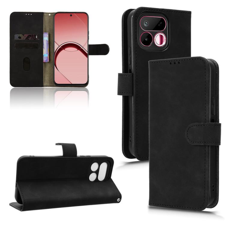 Custodia per telefono in pelle con vibrazione magnetica Skin Feel, For Realme 16T 5G Global, For Realme C100 4G, For Realme Note 80 4G, For Realme C83 5G