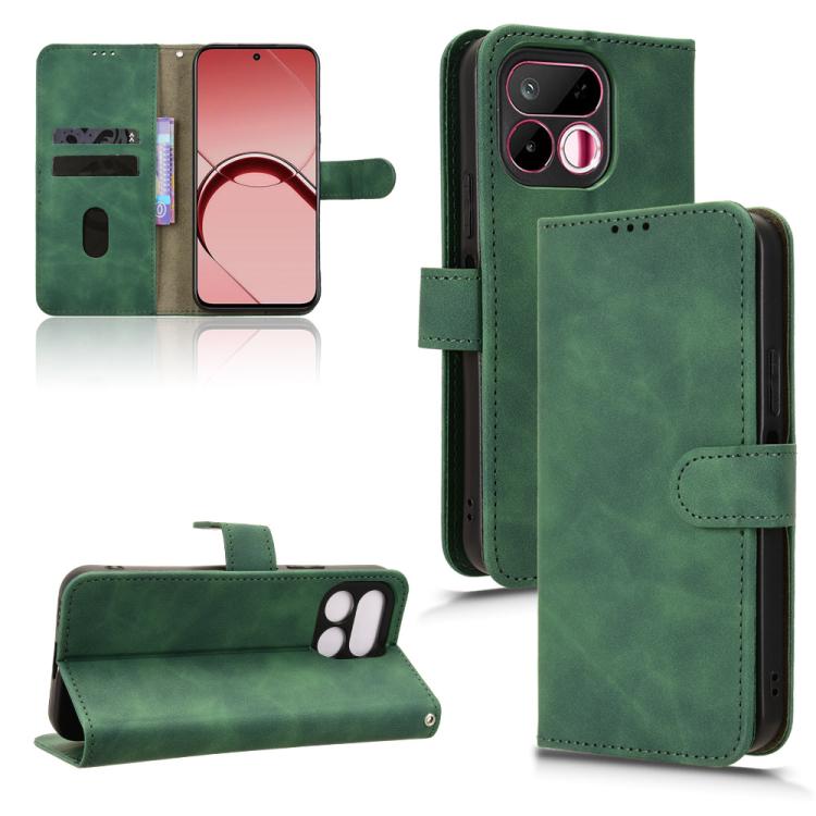 Custodia per telefono in pelle con vibrazione magnetica Skin Feel, For Realme 16T 5G Global, For Realme C100 4G, For Realme Note 80 4G, For Realme C83 5G
