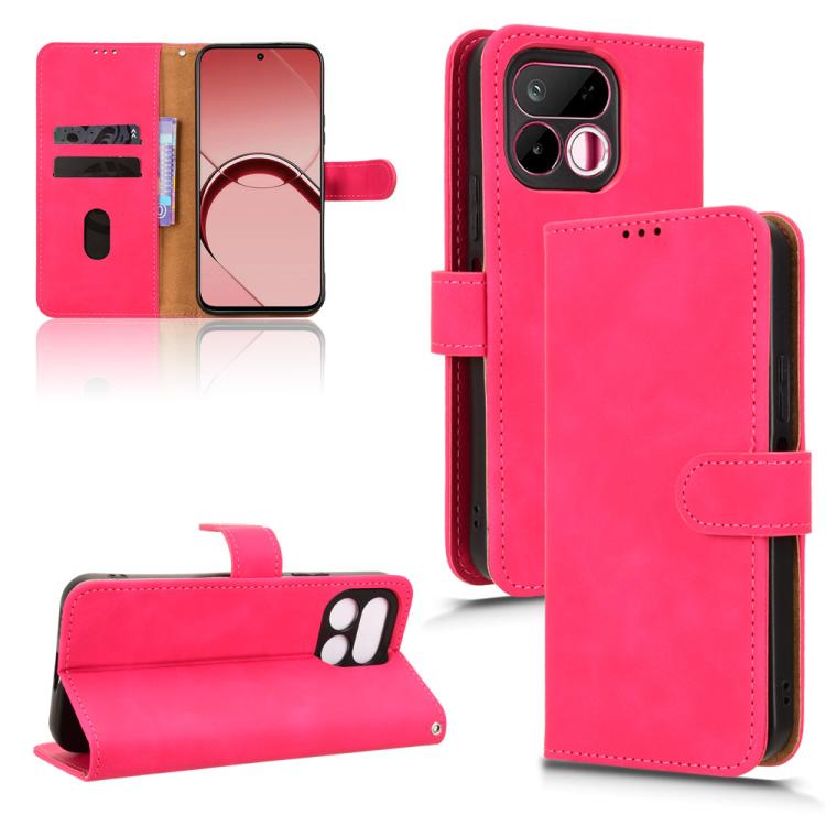 Custodia per telefono in pelle con vibrazione magnetica Skin Feel, For Realme 16T 5G Global, For Realme C100 4G, For Realme Note 80 4G, For Realme C83 5G