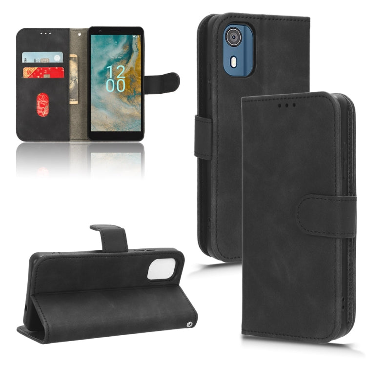 Custodia per telefono in pelle con vibrazione magnetica Skin Feel, For Nokia C02