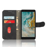 Custodia per telefono in pelle con vibrazione magnetica Skin Feel, For Nokia C02