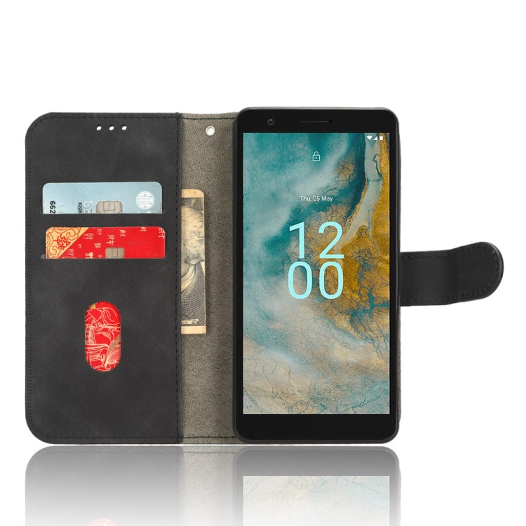 Custodia per telefono in pelle con vibrazione magnetica Skin Feel, For Nokia C02