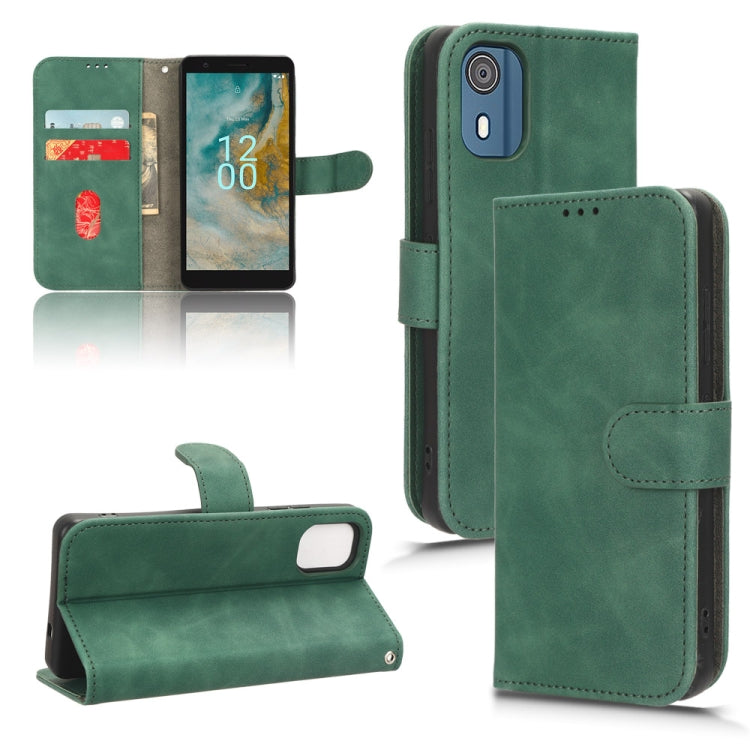 Custodia per telefono in pelle con vibrazione magnetica Skin Feel, For Nokia C02