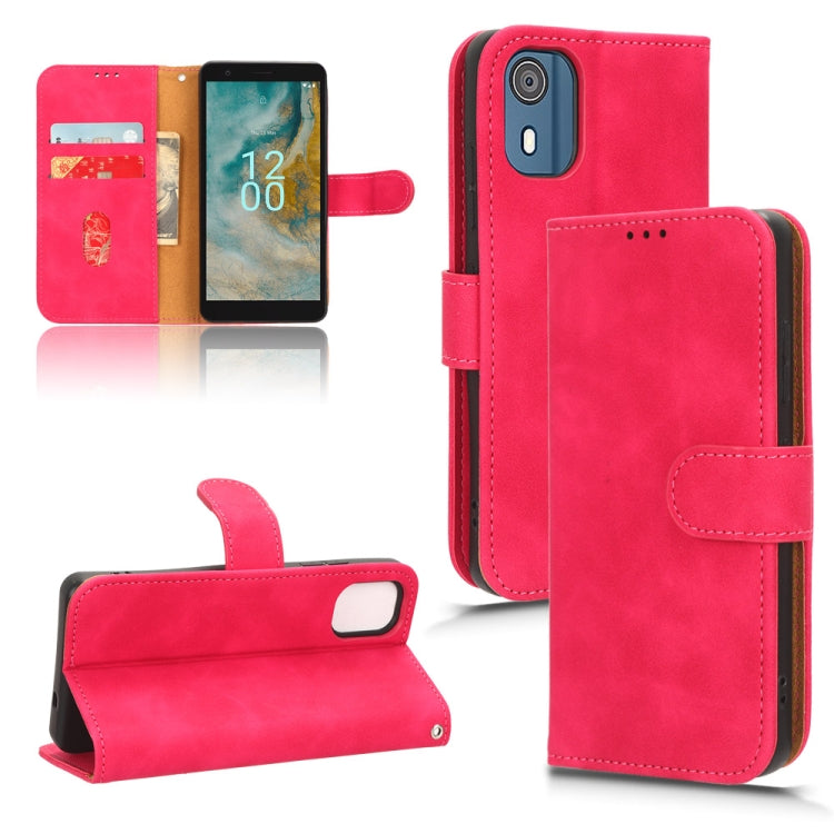 Custodia per telefono in pelle con vibrazione magnetica Skin Feel, For Nokia C02
