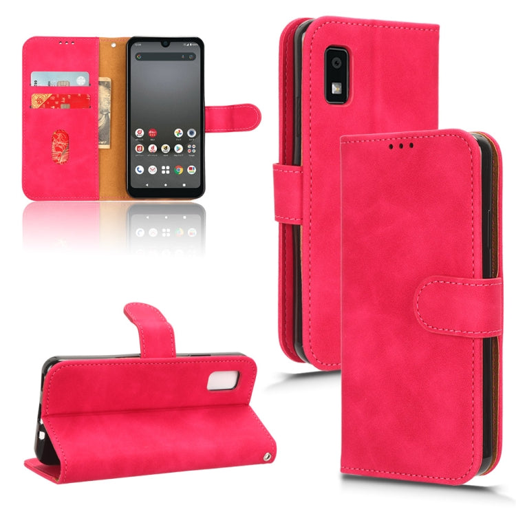 Custodia per telefono in pelle con vibrazione magnetica Skin Feel, For Sharp Aquos Sense9, For Sharp Aquos R9, For Sharp Aquos Sense8, For Sharp Aquos Wish 3