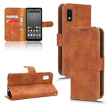 Custodia per telefono in pelle con vibrazione magnetica Skin Feel, For Sharp Aquos Sense9, For Sharp Aquos R9, For Sharp Aquos Sense8, For Sharp Aquos Wish 3