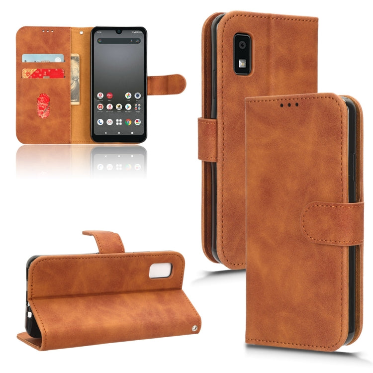 Custodia per telefono in pelle con vibrazione magnetica Skin Feel, For Sharp Aquos Sense9, For Sharp Aquos R9, For Sharp Aquos Sense8, For Sharp Aquos Wish 3