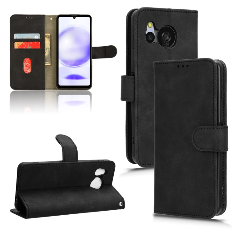 Custodia per telefono in pelle con vibrazione magnetica Skin Feel, For Sharp Aquos Sense9, For Sharp Aquos R9, For Sharp Aquos Sense8, For Sharp Aquos Wish 3