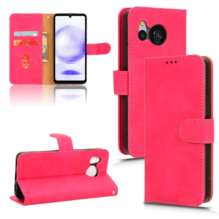 Custodia per telefono in pelle con vibrazione magnetica Skin Feel, For Sharp Aquos Sense9, For Sharp Aquos R9, For Sharp Aquos Sense8, For Sharp Aquos Wish 3