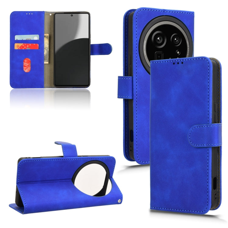 Custodia per telefono in pelle con vibrazione magnetica Skin Feel, For Sharp Aquos Sense9, For Sharp Aquos R9, For Sharp Aquos Sense8, For Sharp Aquos Wish 3