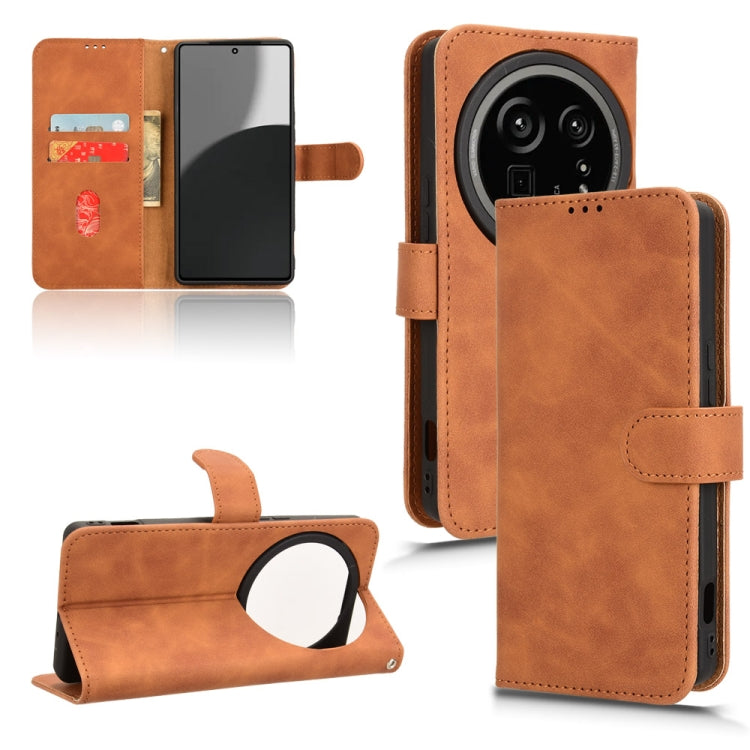 Custodia per telefono in pelle con vibrazione magnetica Skin Feel, For Sharp Aquos Sense9, For Sharp Aquos R9, For Sharp Aquos Sense8, For Sharp Aquos Wish 3