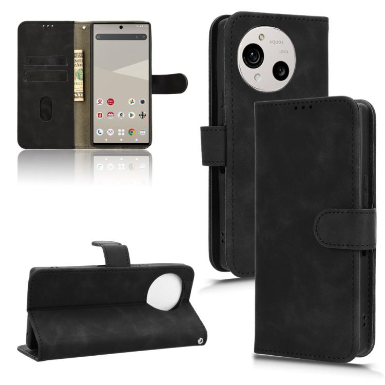 Custodia per telefono in pelle con vibrazione magnetica Skin Feel, For Sharp Aquos wish6, For Sharp Aquos R11, For Sharp Aquos R10, For Sharp Aquos wish5