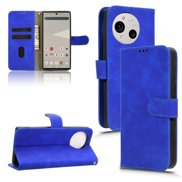 Custodia per telefono in pelle con vibrazione magnetica Skin Feel, For Sharp Aquos wish6, For Sharp Aquos R11, For Sharp Aquos R10, For Sharp Aquos wish5