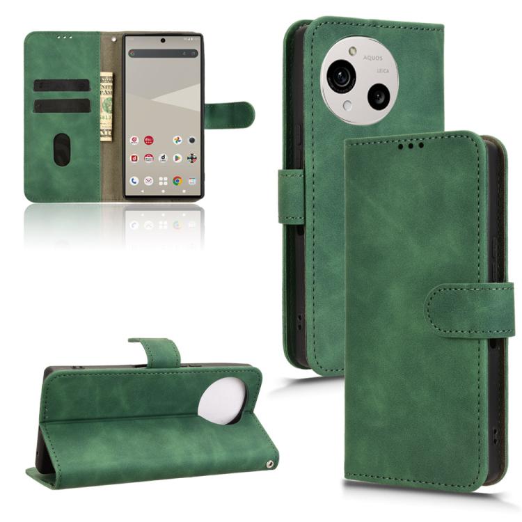 Custodia per telefono in pelle con vibrazione magnetica Skin Feel, For Sharp Aquos wish6, For Sharp Aquos R11, For Sharp Aquos R10, For Sharp Aquos wish5