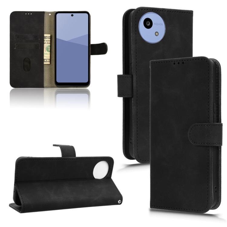 Custodia per telefono in pelle con vibrazione magnetica Skin Feel, For Sharp Aquos wish6, For Sharp Aquos R11, For Sharp Aquos R10, For Sharp Aquos wish5