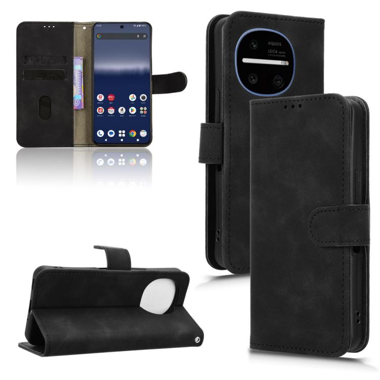 Custodia per telefono in pelle con vibrazione magnetica Skin Feel, For Sharp Aquos wish6, For Sharp Aquos R11, For Sharp Aquos R10, For Sharp Aquos wish5