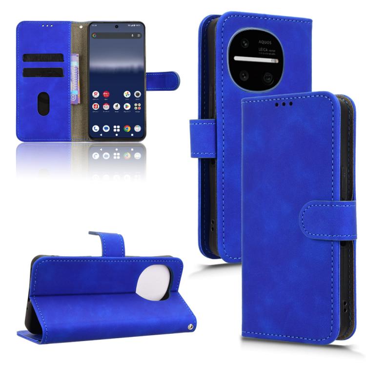 Custodia per telefono in pelle con vibrazione magnetica Skin Feel, For Sharp Aquos wish6, For Sharp Aquos R11, For Sharp Aquos R10, For Sharp Aquos wish5