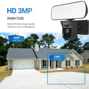 ESCAM QF615 2MP IP66 Telecamera IP WiFi impermeabile e proiettore, supporto visione notturna / rilevamento movimento PIR / audio bidirezionale, QF615
