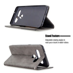 Custodia in pelle magnetica a vibrazione orizzontale con struttura a rombo con supporto, slot per carte e portafoglio, For LG K61, For Nokia 1.3