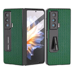ABEEL Custodia per telefono serie Luxury integrata in vera pelle con supporto, For Honor Magic Vs