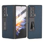 ABEEL Custodia per telefono serie Luxury integrata in vera pelle con supporto, For Honor Magic Vs