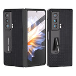 ABEEL Custodia per telefono serie Luxury integrata in vera pelle con supporto, For Honor Magic Vs
