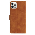 Custodia in pelle goffrata per iPhone 13 e 14 Pro Max
