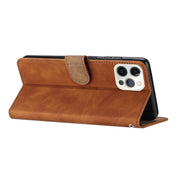 Custodia in pelle goffrata per iPhone