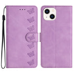 Custodia in pelle goffrata per iPhone 13 e 14 Pro Max