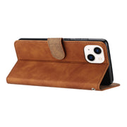 Custodia in pelle goffrata per iPhone con farfalle