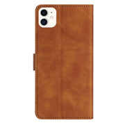 Custodia in pelle goffrata per iPhone 12 e 11