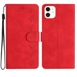 Custodia in pelle goffrata per iPhone 12 mini e 11