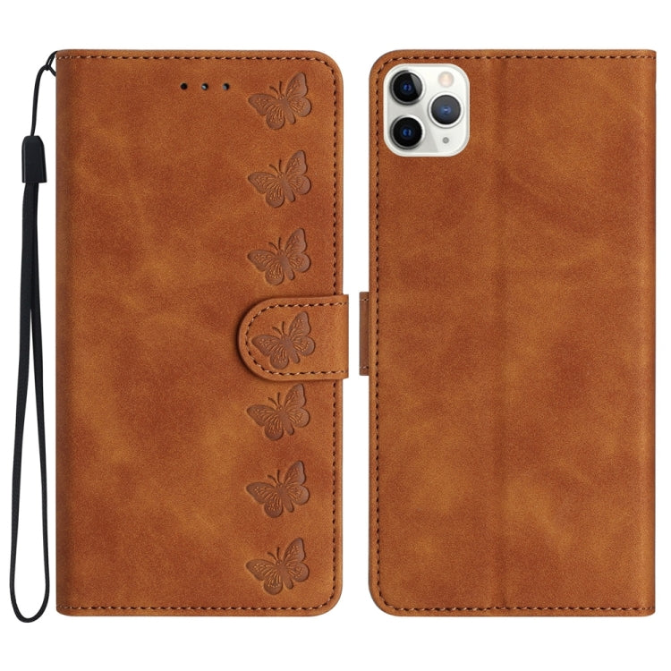 Custodia in pelle goffrata per iPhone 12 mini e 11
