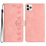Custodia in pelle goffrata per iPhone 12 mini e 11