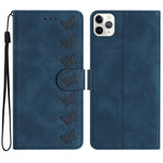Custodia in pelle goffrata per iPhone 12 mini e 11
