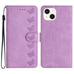 Custodia in pelle goffrata per iPhone 15 e 16
