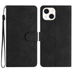 Custodia in pelle goffrata per iPhone 15 e 16